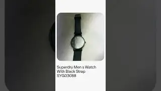 Superdry Men's Watch With Black Strap SYG03088