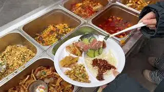 10元不限时自助餐 各种肉类随便造#美食探店