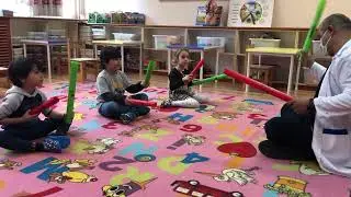 Kindergarten Addams Family Boomwhacker Rhythm