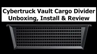 Unboxing, Install, and Review: Cybertruck Vault Cargo Divider &ndash; Organize Your Haul in Style!