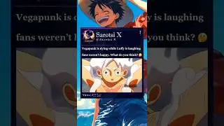 Well laughter is one of the sources of Luffy power in his Nika form😕#vegapunk #luffy #nika #onepiece