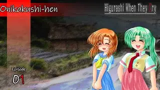 Higurashi no Naku Koro ni: Onikakushi-hen - Episode 1 (No Commentary, Ryukishi Sprites, 07th Mod)