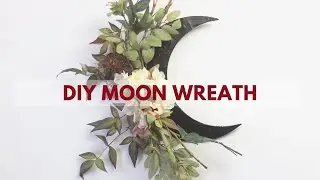 DIY Moon Wreath - #soyouthinkyoucancraft