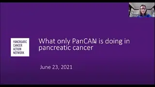 What only PanCAN is doing in pancreatic cancer