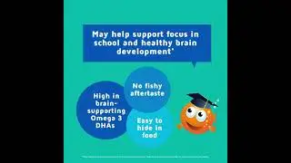 High DHA Fish Oil for brain support and a better back to school!*