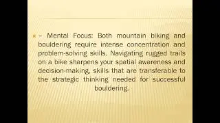 Hong Chong Yi &ndash; from Trails to Rocks: Mountain Biking and Bouldering in Modern Climbing