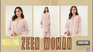 Zeen Woman New Arrival Unboxing ✨ Pastel Pink Chikankari 3PC Suit | Order Dispatched Alhamdulillah