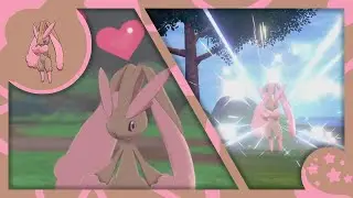 Random shiny Lopunny while playing the SwSh Isle of Armor dlc!