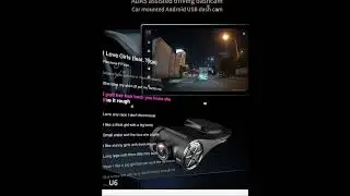 U6/ center screen 1080p＋720P Android car recorder, ADAS driver assistance.Support CVBS/AHD switchin