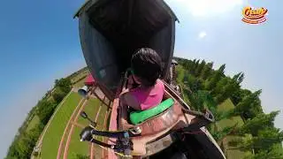 Tidal Wave Log Flume - POV Video - Crealy Theme Park & Resort