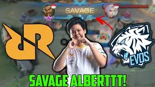 ALBERT SAVAGE !!! EVOS VS RRQ GAME 2 !!!! INI SERU BOSSSS!!!!