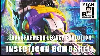 Finally decent Instecions toys! Transformers leagacy Evolution deluxe class Bombshell 4K Review.