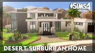 Sims 4 Desert Suburban Home | Stop Motion | Sims 4 | No CC