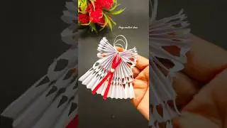 DIY Christmas Angel👼 Christmas Paper Crafts Amezing Craft Ideas #shorts #trending #viralshorts #diy