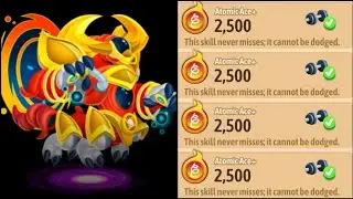 #478. Dragon city | High Quantum Wormhole with infinite Atomic Ace Skill, so powerful 😱😱