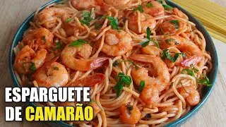 Como Fazer Esparguete de Camar&atilde;o | Receita Simples em 20 Minutos!