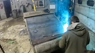 Volvo excavator major bucket repair