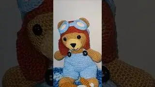 Amiguirumi ursinho aviador passo a passoPerfeito para iniciantes 💖 #amigurumi #croche #tutorial
