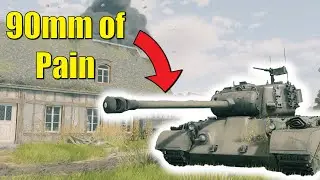 90 ММ ЧИСТОЙ БОЛИ | Геймплей M26 Pershing для рядовых
