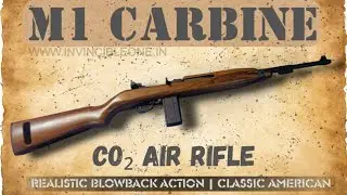 M1 Carbine CO2 BB air rifle in India no license needed all over india unboxing and overview.