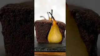Chocolate Pear Cake/ Chocolate Mud Cake #chocolate #chocolatemudcake #cake   #pearcake #brownie