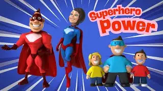 Superhero Power! 🦸&zwj;♂️✨ | Fun Kids Song for Little Heroes 🎶 #SuperheroPower #KidsSongs#kidsdancesong