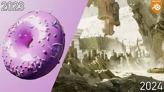 My 1 Year Blender Progression