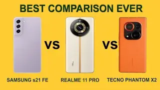 Samsung VS Techno Phantom VS Realme best compare Video  / Best phone comparison