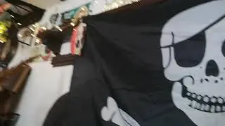 Rollicking pirates in full song