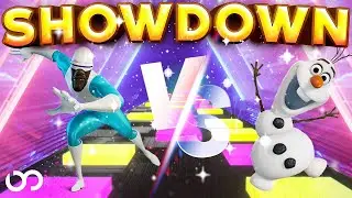 Winter Showdown ⚡️Olaf vs Frozone Brain Break ⚡️ Just Dance ⚡️ Jump Challenger Battle