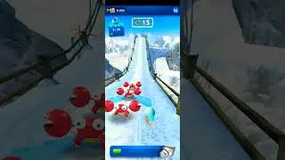 Sonic dash adventure run gameplay video ☃️ winters special #sega #sonicdash #games #sonicrun