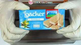 MAKE Vanilla Loacker Ice Cream Rolls | No Talk & ASMR |