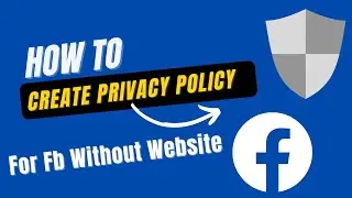 How to create facebook privacy policy even without website | Hindi