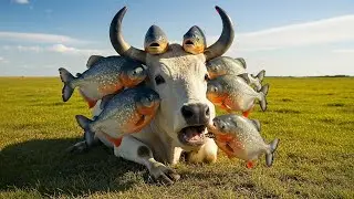 The TERRIFYING Moment Piranhas LEAPED Out of the River to Catch Dinner