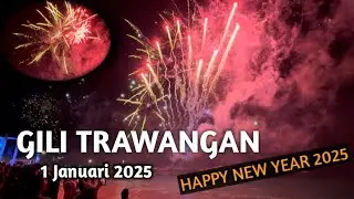 Full of Fireworks ‼️HAPPY NEW YEAR 2025 GILI TRAWANGAN