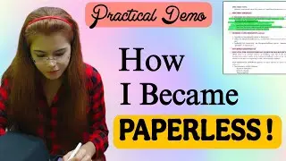 I Became Paperless ☆ Soft copy vs hard copy | Goodnotes #mbbs #neetpg #neet #studymotivation