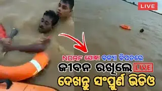 NDRF,ODRAF Rescue Person life !! Rescue operation  Odisha