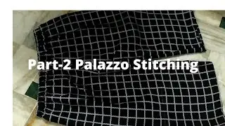 Palazzo Stitching with elastic and miyani /women pant/Palazzo