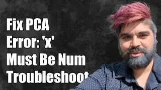Fixing PCA Error: 'x' Must Be Numeric in R - Troubleshooting Guide