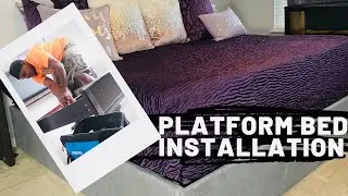 NEW VANT PANELS PLATFORM BED!!//BEDROOM REDESIGN PREPARATION!!!