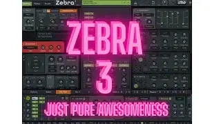 ZEBRA 3.....( JUST TAKE MY MONEY WHY DON'T YOU )....... #synth #synthesizer