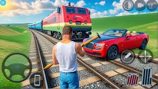 Indian Rolls Royce vs Train Ride in Open City Simulator 2025 - Android Gameplay