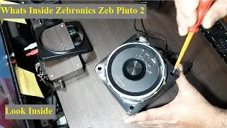 ZEBRONICS Pluto 2-2.1-канальная настольная акустическая система. Загляните внутрь / Что внутри Ze...
