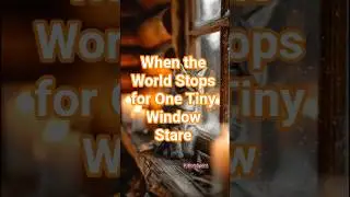 When the World Stops for One Tiny Window Stare #KittenGaze #WindowWonder #TooCuteMoment #fyp #CatTok