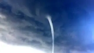 Waterspout between Ios and Naxos islands in Greece