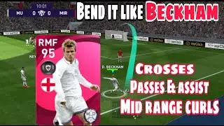 Crazy Goals & Assists🥵 | Real Madrid Iconic Moment Beckham is unstoppable | PES 2021 MOBILE
