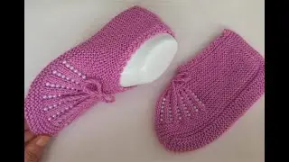 Boncuklu Patik Modeli Yapılışı