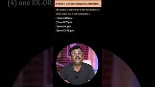 APECET - 24 Exam ECE Paper Solution (Digital Electronics) #apecet #cop #tsecet