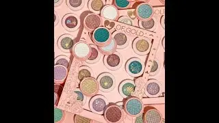 ColourPop Disney Princess HEART OF GOLD Super Shock Shadow Bundle | Swatches #colourpop #disney