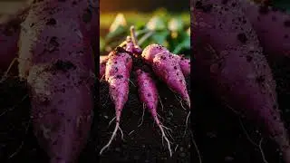 Gently Pulling Sweet Potatoes &ndash; Real Farm Harvest Moment